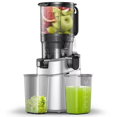 Соковыжималка AMZCHEF шнековая 250 Вт 1.8 л, серебристая