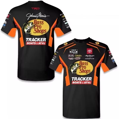 Многоцветная футболка Martin Truex Jr. Bass Pro Shops с сублимированной униформой Pit Crew