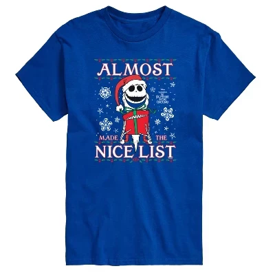 Мужская футболка Jack Nice List с коротким рукавом и графическим рисунком