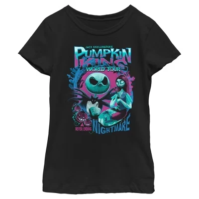 Женская футболка Pumpkin King World Tour, черная