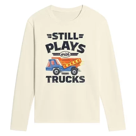 Мужская футболка Matchbox «Still Plays With Trucks», натуральная