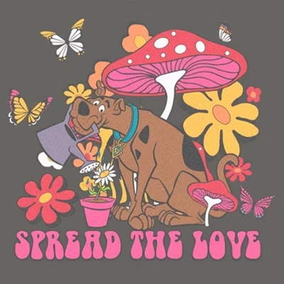 Толстовка Junior's Scooby Doo Spread The Love, серый вереск