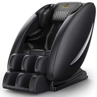 Finn Full Body Air Pressure Massage Chair Recliner with Bluetooth and Zero Gravity black