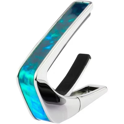 Каподастр Thalia Exotic Series хромированный, бирюзовый