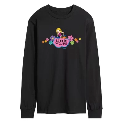 Мужской лонгслив Lizzie McGuire Logo, черный