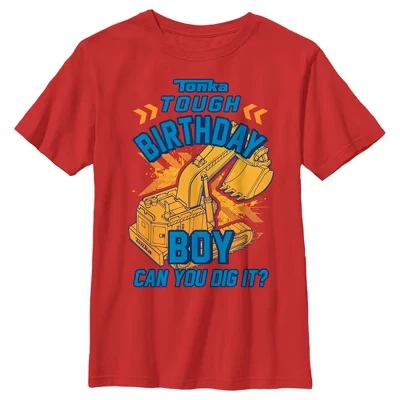 Футболка для мальчиков Tonka Birthday Boy, красная