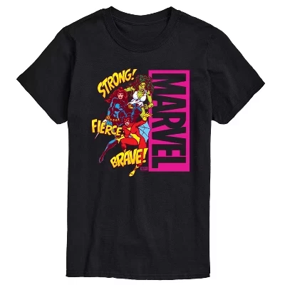 Men's -  - Super Hero Women Sound Effects Short Sleeve Graphic T-Shirt black
