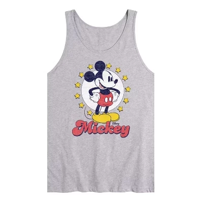 Мужская майка с рисунком Микки Старса athletic heather