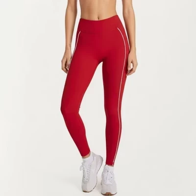 Женские легинсы Anna-Kaci Active с карманом, бордовые