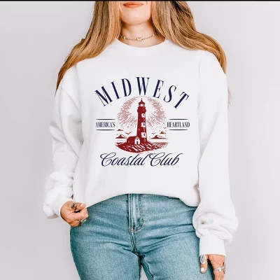 Толстовка Midwest Coastal Club белого цвета