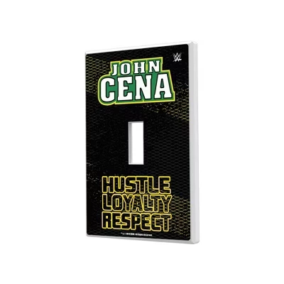Стальная пластина выключателя света WWE Legends со скрытым винтом для одного переключателя john cena