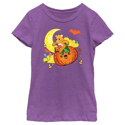 Футболка для девочек Care Bears Tenderheart, фиолетовая