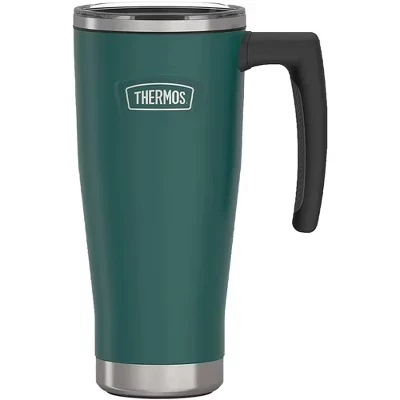 Термокружка thermos 532 мл из нержавеющей стали, тёмно-зелёная