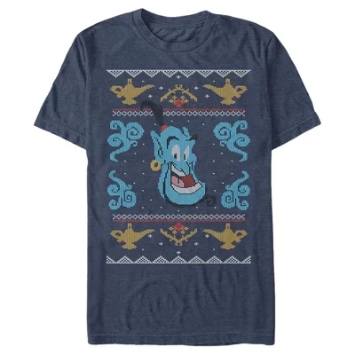 Мужская футболка Aladdin Джинн, синяя