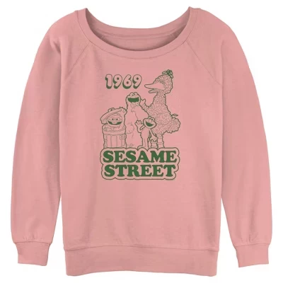 Женский свитшот Sesame Street «1969», розовый