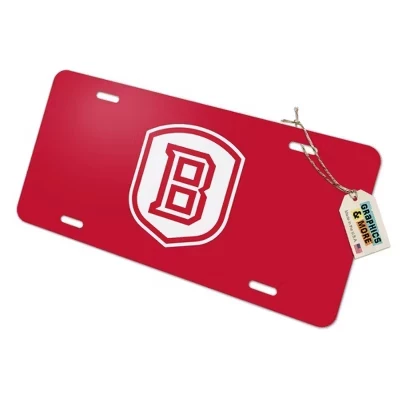 Номерной знак ncaa bradley university металлический 15×30 см