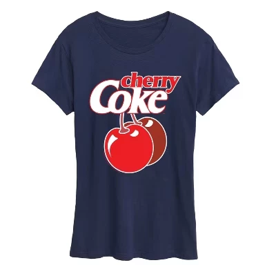 Женская футболка с коротким рукавом и рисунком Very Cherry Coke