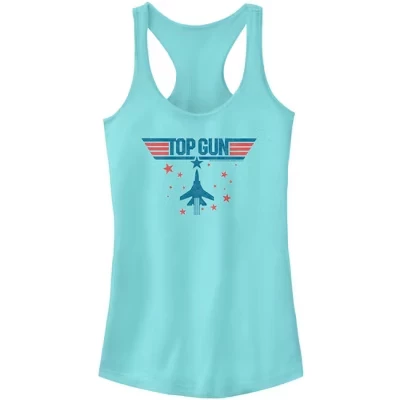 Женская борцовка Top Gun с принтом истребителя, бирюзовая