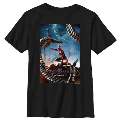 Футболка для мальчиков Marvel Spider-Man, черная