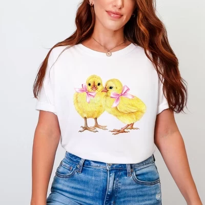 Кокетка из одежды Yellow Chickens, окрашенная в белый цвет.