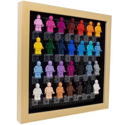 Рамка-витрина 30,5×30,5 см для фигурок, желтая