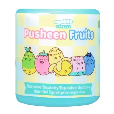 Сквиш-капсула Hamee Pusheen коллекционная серия 5 «Фрукты», 1 шт (случайная)