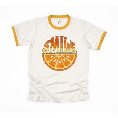 Женская футболка Simply Sage Market Smile, горчичная