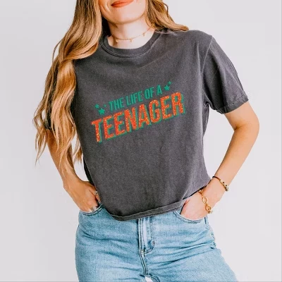The Life Of A Teenage Puff/Блестящий женский укороченный топ свободного кроя pepper