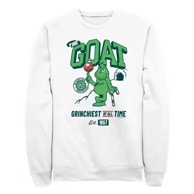 Мужская толстовка Dr. Seuss The Goat Grinchiest всех времен и народов Est. 1957, белая