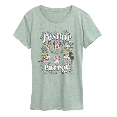 Женская футболка Positive Group с коротким рукавом и рисунком heather sea foam
