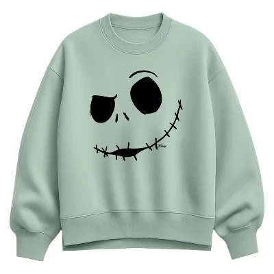 Женский свитшот The Nightmare Before Christmas, мятный