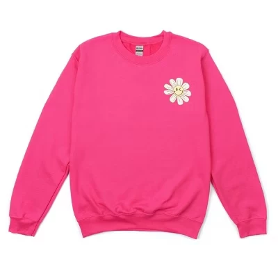 S.W.Smiley Blooming Daisies - женская толстовка с рисунком 