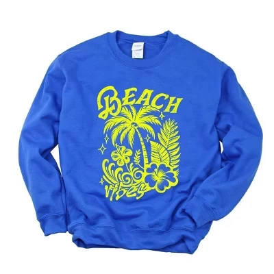 Женская толстовка Simply Sage Market Beach Vibes, синяя