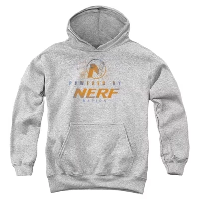 Мужская толстовка Nerf Powered By Nerf Nation с капюшоном athletic heather для мальчиков