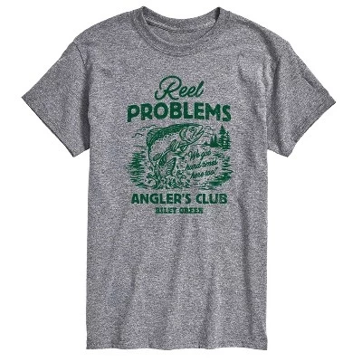 Мужская футболка с коротким рукавом Reel Problems с графическим рисунком athletic heather