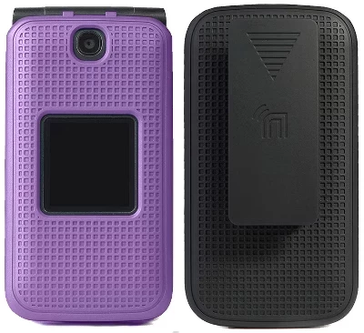Чехол-кобура Nakedcellphone Alcatel Go Flip V, фиолетовый