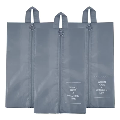 Сумки для обуви Unique Bargains, 3 шт., серые