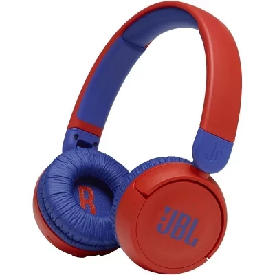 Восстановленные детские наушники JBL Jr310BT, красные