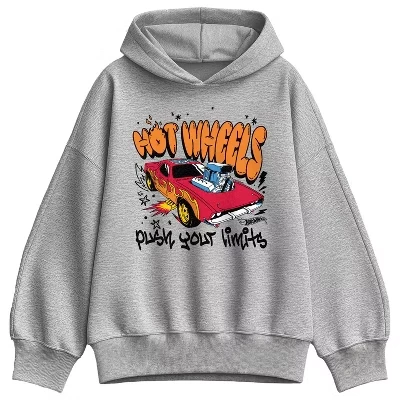 Женская толстовка с капюшоном из флиса оверсайз HW Marker athletic heather