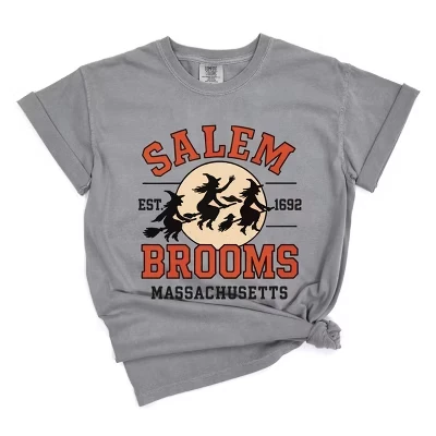 Окрашенная футболка для одежды Salem Brooms из Массачусетса