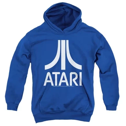 Худи для мальчиков Atari с логотипом, королевский синий