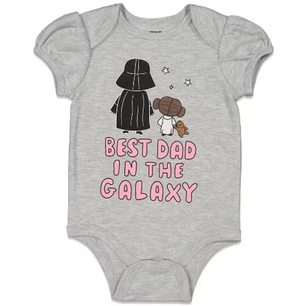 Боди для девочек Star Wars, серое
