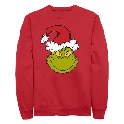 Мужской свитшот The Grinch «Ты злой», красный (4)