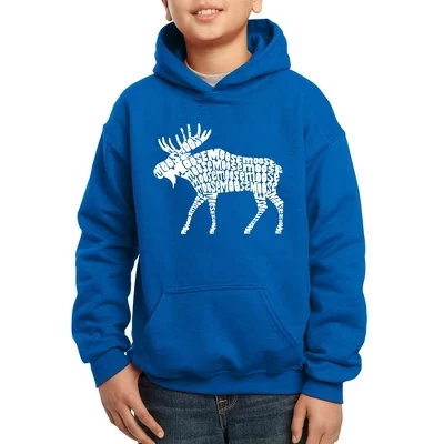 Толстовка с капюшоном Boy's Word Art - Moose royal