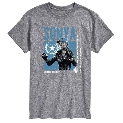Мужская футболка Sonya Special Forces с коротким рукавом и графическим рисунком athletic heather