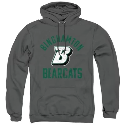 Мужское худи NCAA Binghamton Bearcats, графитовое