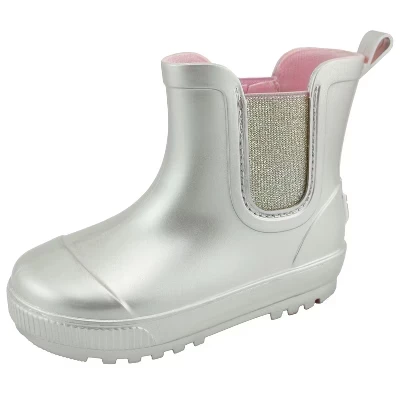 Детские резиновые сапоги Bearpaw Chelsea, шампань металлик