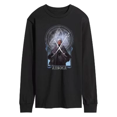 Men's -  - Celestial Ahsoka Long Sleeve Graphic T-Shirt black