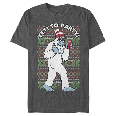 Мужская футболка Lost Gods Yeti to Party от угольного вереска