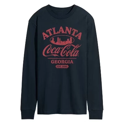 Мужской лонгслив Coca-Cola Atlanta, синий